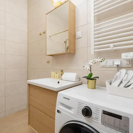 Bezowy Przy Parku W Katowicach Z Widokiem Na Staw I Biurkiem By Renters * 카토비체