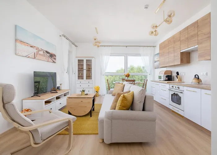 Апартаменты Bezowy Przy Parku W Katowicach Z Widokiem Na Staw I Biurkiem By Renters *