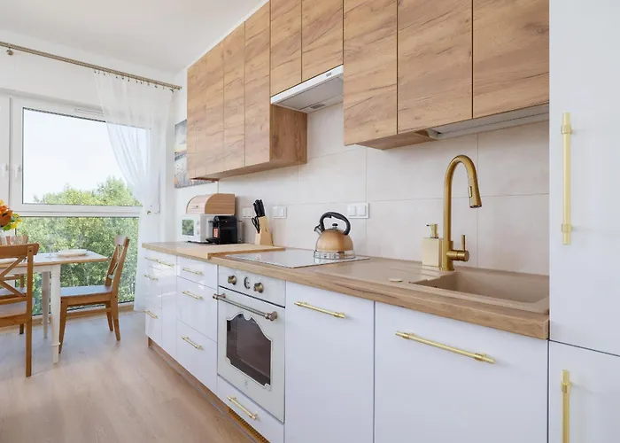 Bezowy Przy Parku W Katowicach Z Widokiem Na Staw I Biurkiem By Renters Апартаменты Катовице